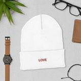 " LOVE" Cuffed Beanie