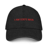 God's Man Denim Hat