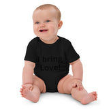 BABY LOVE Organic cotton baby bodysuit***not available for 4-6 weeks**